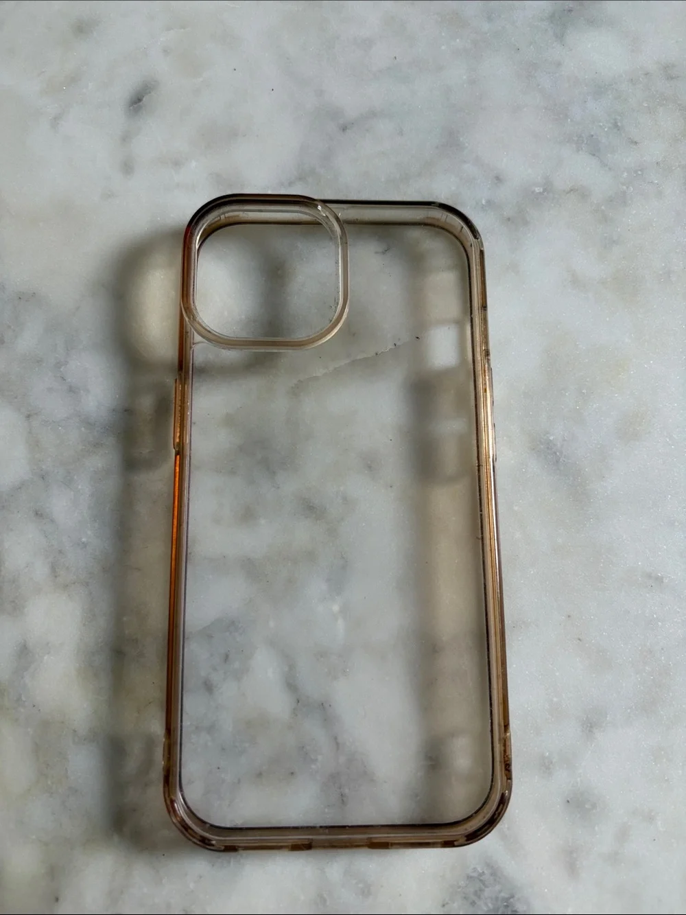 Clear Protective Phone Case for iPhone - Brown Tint